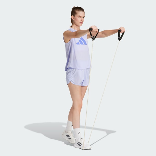 Μωβ Pacer Essentials Knit High-Rise Shorts