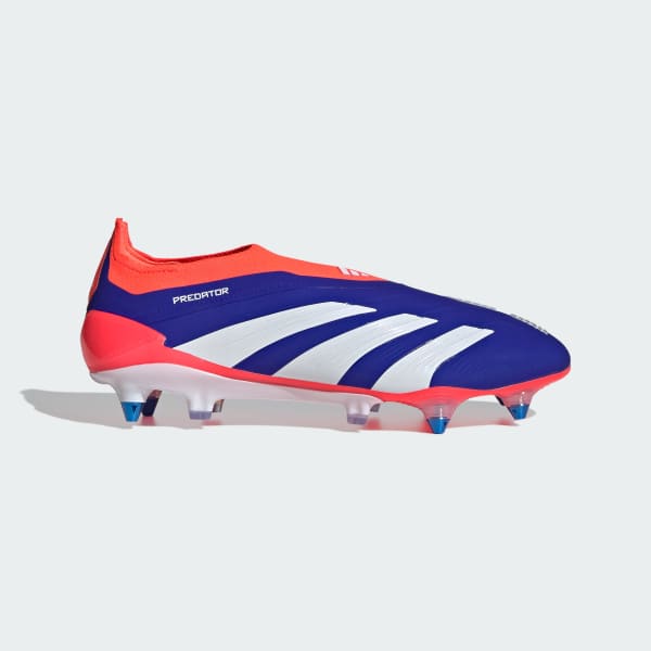 Blauw Predator Elite Veterloze Soft Ground Voetbalschoenen