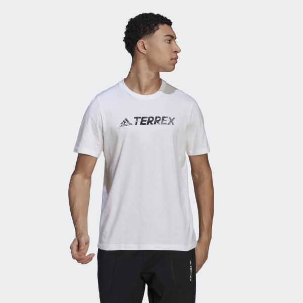 White Terrex Classic Logo T-Shirt DH440