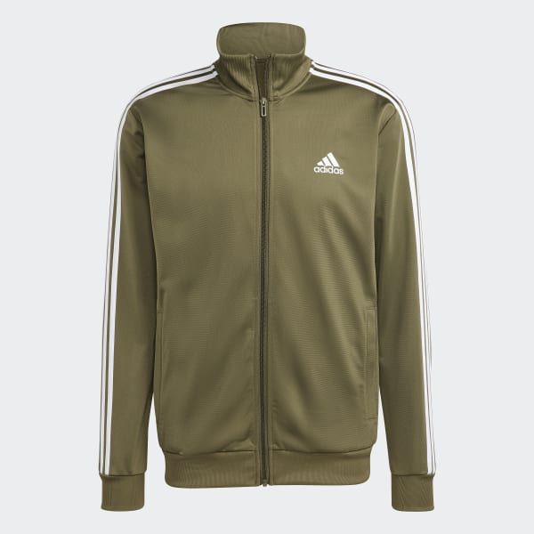 Khaki green adidas tracksuit outlet