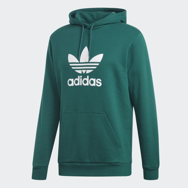 adidas originals id96 hoodie in green ay9255