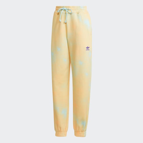 Azul Pantalón Deportivo Allover Print Cuffed UB932