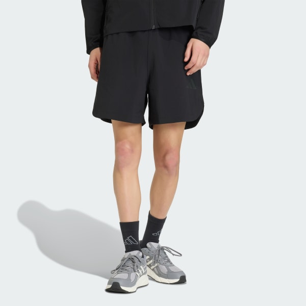 สีดำ กางเกงขาสั้น City Tech