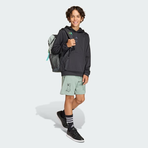 Sort adidas Minecraft træningshættetrøje