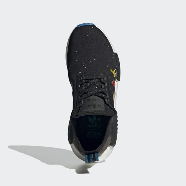 Adidas Original NMD R1 Boost Men's Athletic Shoe Triple White LVL 029002