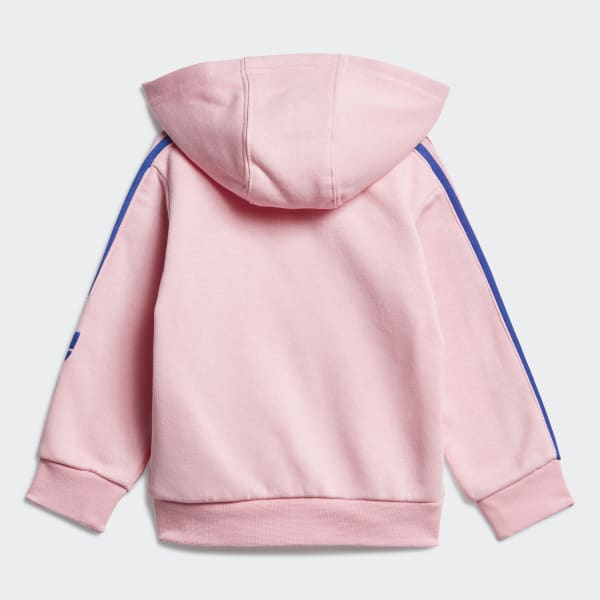 adidas Adicolor 3D Trefoil Full Zip Kapuzenjacken Set Rosa adidas Graphic Kapuzenjacken Set Rosa | adidas Deutschland