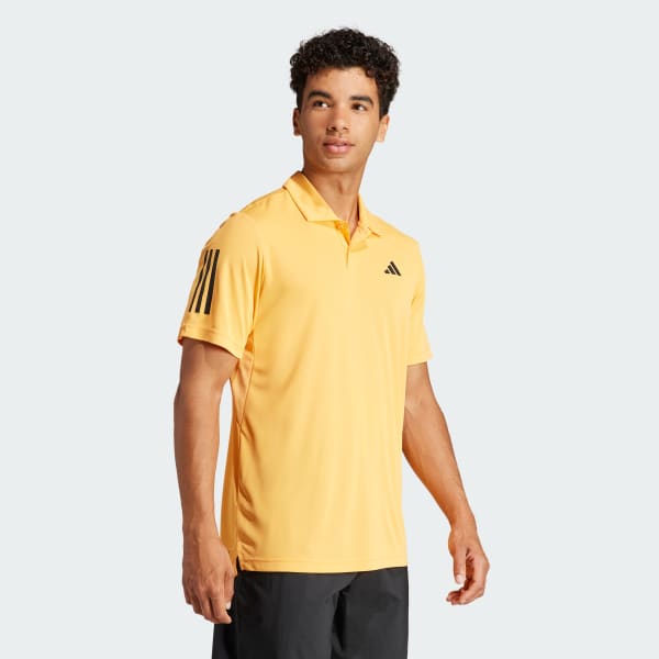 Adidas yellow polo sales shirts