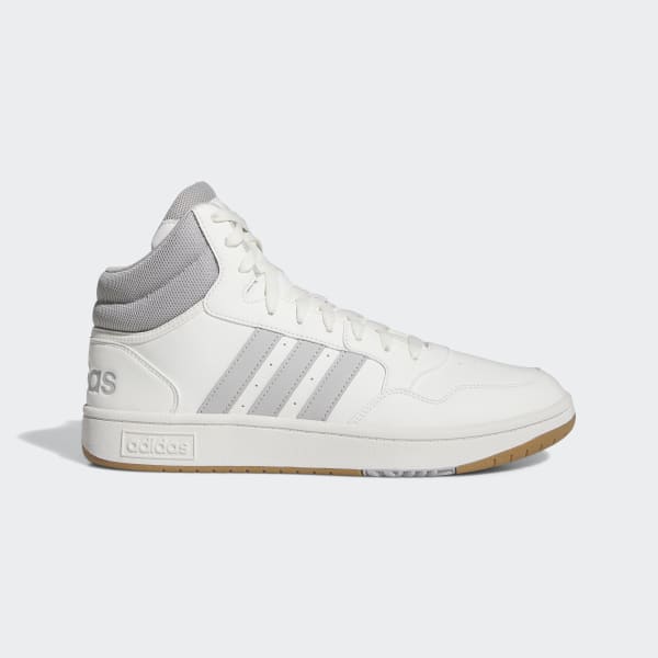 adidas Hoops 3.0 Mid Lifestyle Basketball Classic Vintage Schuh - Weiß ...