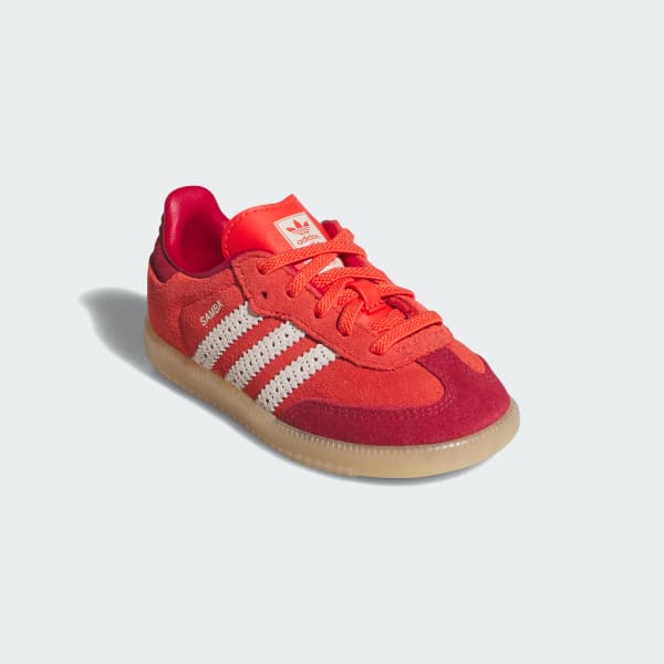 Naranja Zapatillas Samba OG con Cordones Elásticos