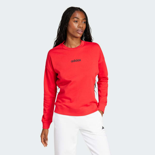 Rojo Polerón Essentials Linear Felpa Francesa