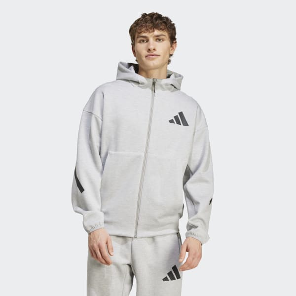 adidas Bluza dresowa New adidas Z.N.E. Full-Zip Hooded - Szary