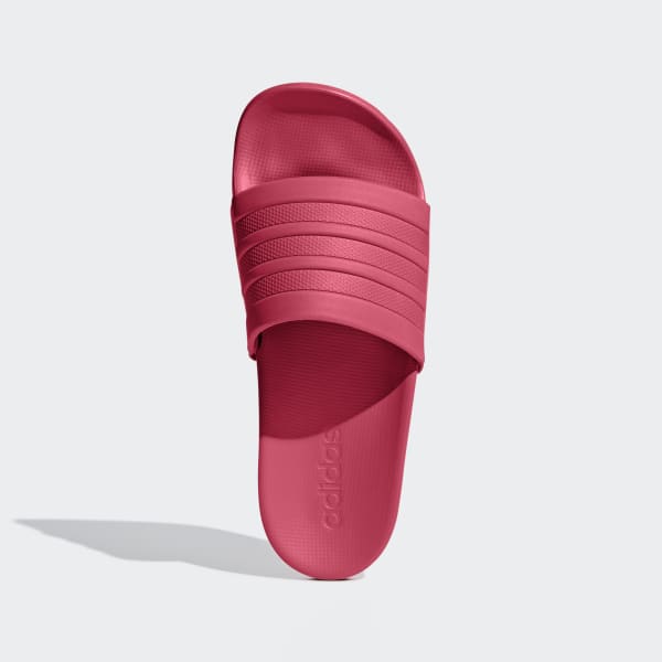adilette cloudfoam plus mono slides pink