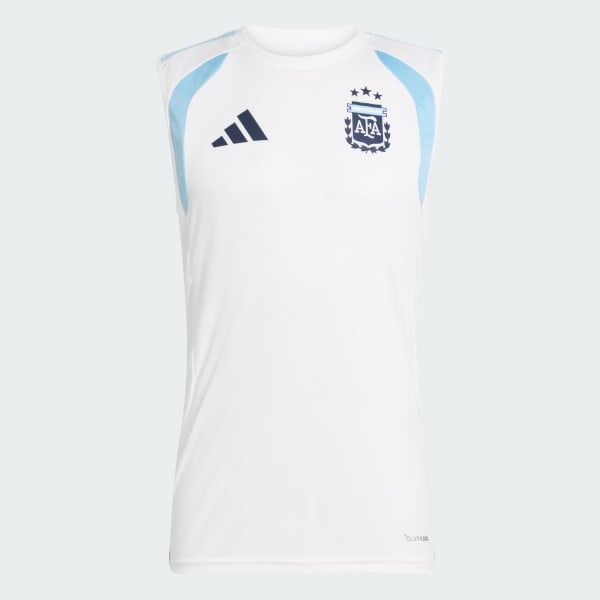 ホワイト アルゼンチン代表 26 ティロ ノースリーブ ジャージー