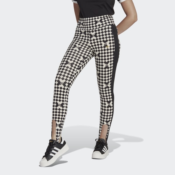 cierna Legíny adidas Ski Chic Allover Print