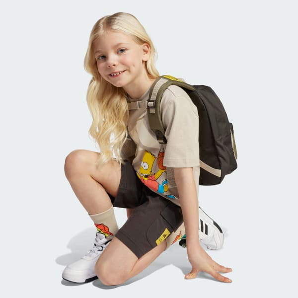 Beige The Simpsons Tee Set Kids