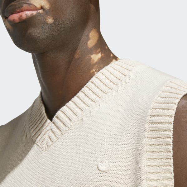 adidas Premium Essentials Knit Vest - Beige