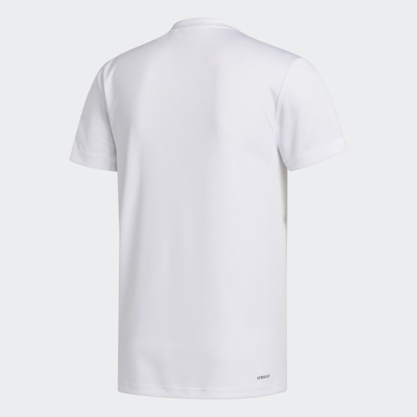 Blanco Polera AEROREADY 3 Tiras