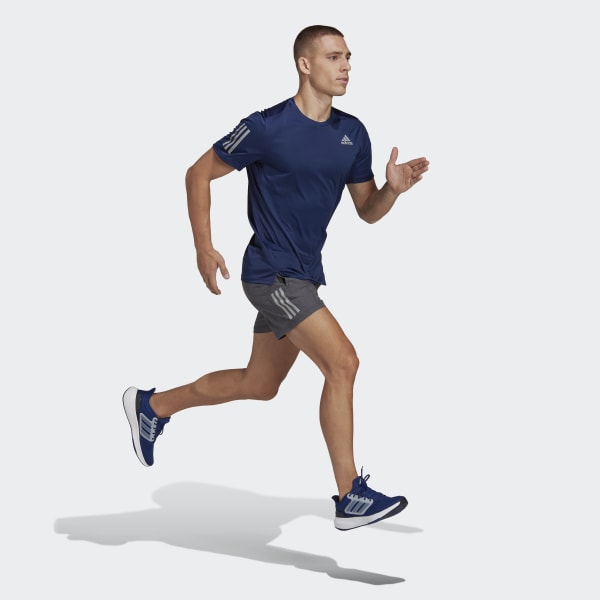 Blue Own the Run Tee