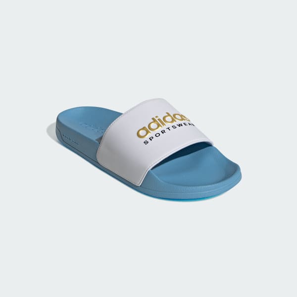 Blue Adilette Shower Slides