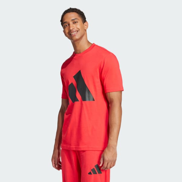 Red Essentials Big Logo Tee