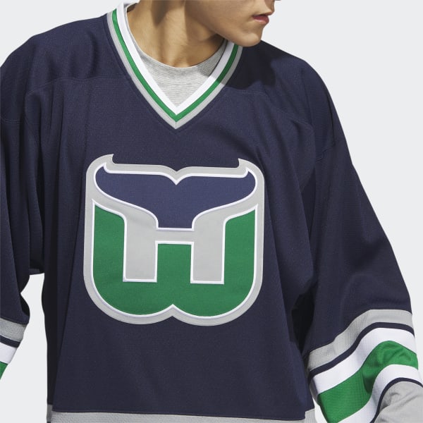Hartford Whalers adidas Team Classic Jersey - Navy