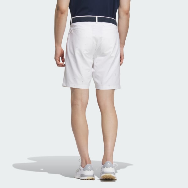 White PG Golf Shorts