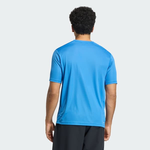 Bleu T-SHIRT WORKOUT ESSENTIALS BASE