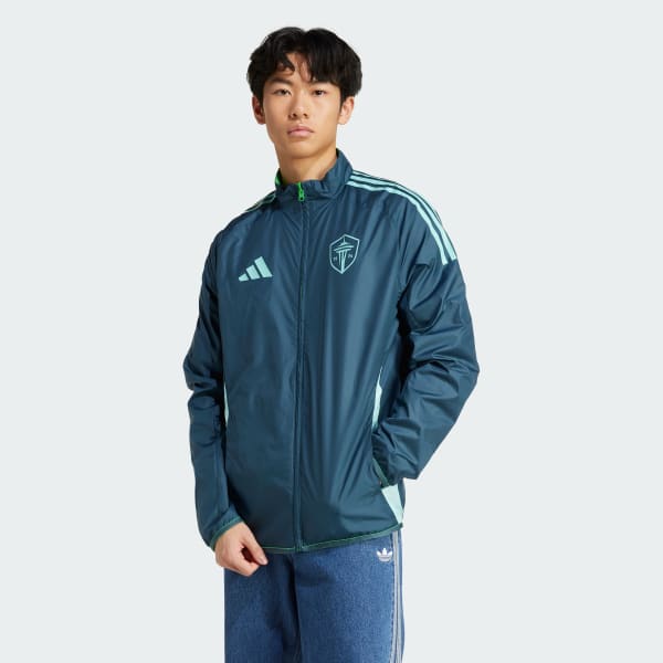 adidas Seattle Sounders FC Reversible Anthem Jacket - Green