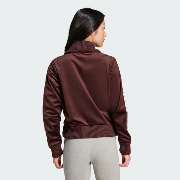 adidas Premium Brushed Velvet Track Top Brown adidas Australia