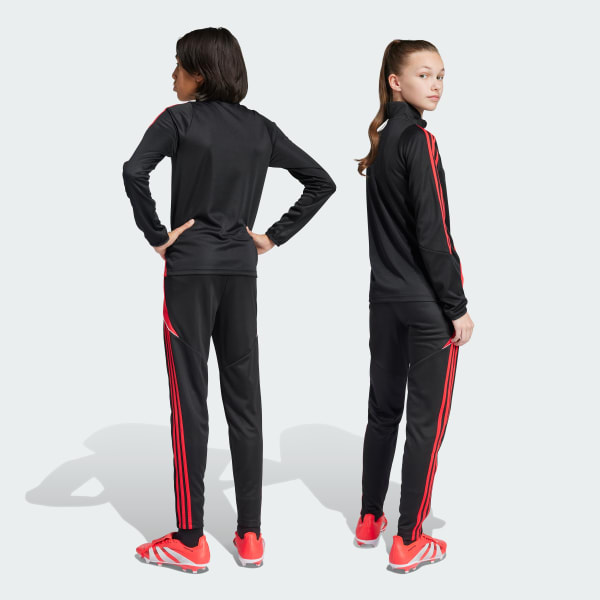 Zwart Tiro 24 Slim Training Broek Kids