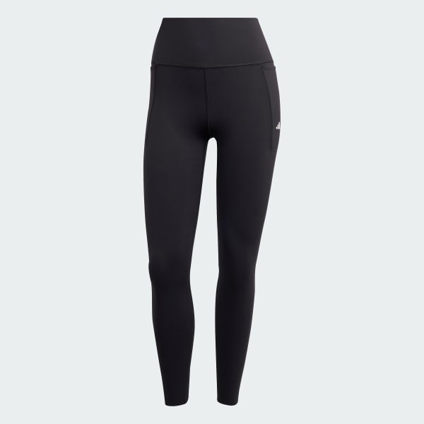 adidas Women's Optime Training 7/8 Tights, Black, 1X at  Women's  Clothing store