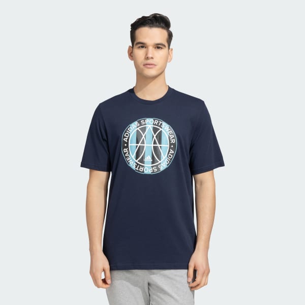 Blue TIRO EMBLEM TEE