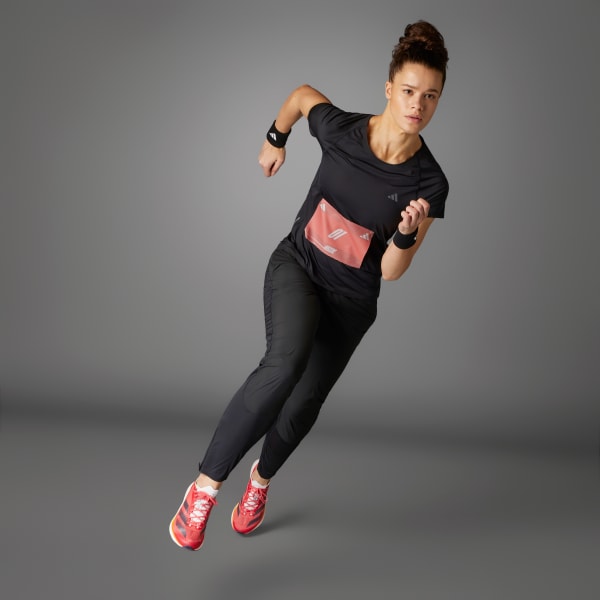 Black Adizero Running Tee