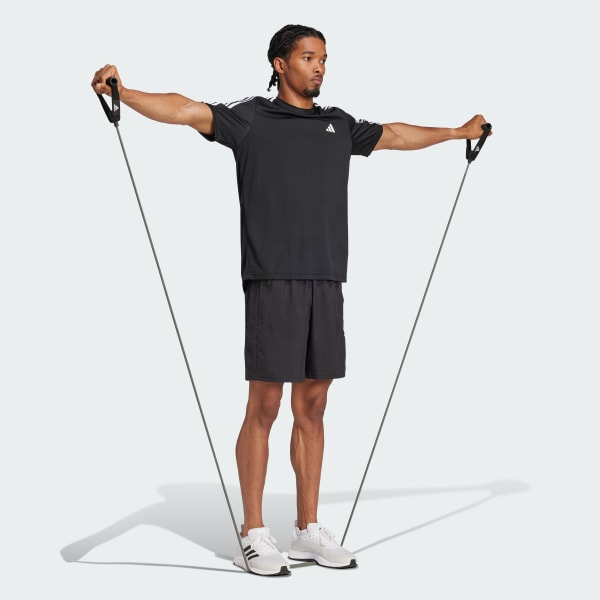 Black AEROREADY Designed to Move Sport 3-Stripes Tee