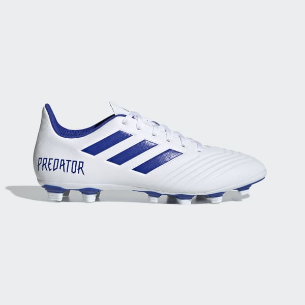adidas cleats blue and white