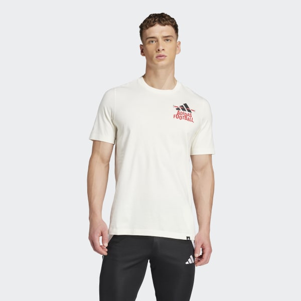 adidas Football Graphic Tee - White | adidas UK