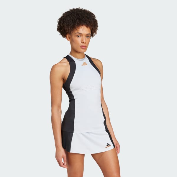 Azul Playera sin Mangas de Tenis Premium