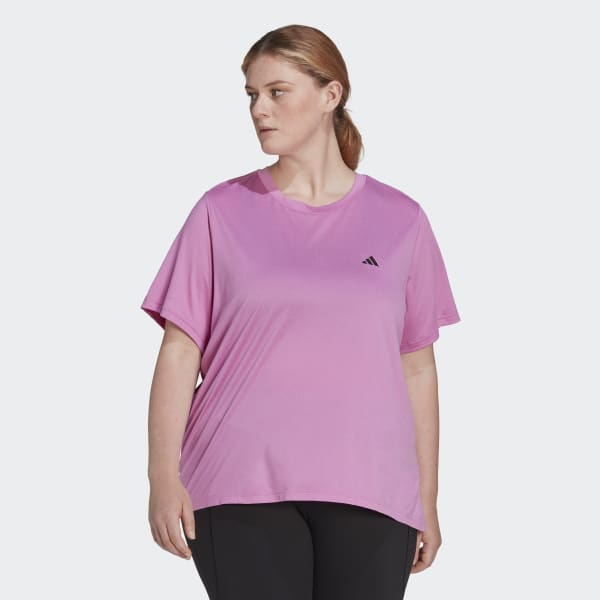 Paars AEROREADY Made for Training Minimal T-shirt (Grote Maat) DVN35
