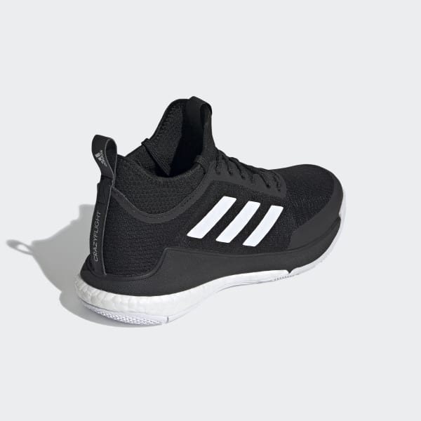 adidas CrazyFlight Mid Volleyball Shoes - Black | Women's Volleyball ...