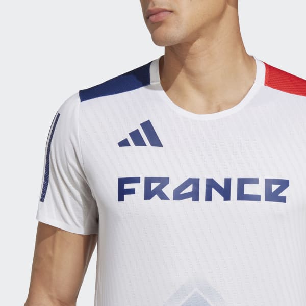Blanc T-shirt Adizero Promo