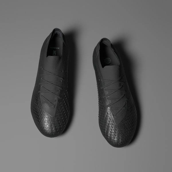Black Predator Accuracy.1 Low Firm Ground Boots