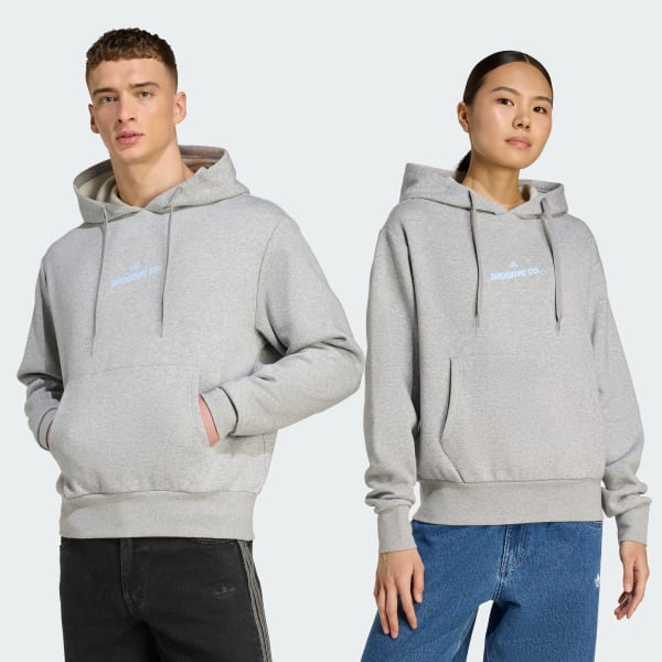 adidas Volleyball Graphic Hoodie - Grey | Free Shipping with