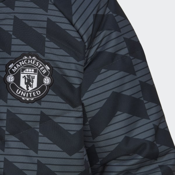 Black Manchester United Lifestyler Down Coat TO116