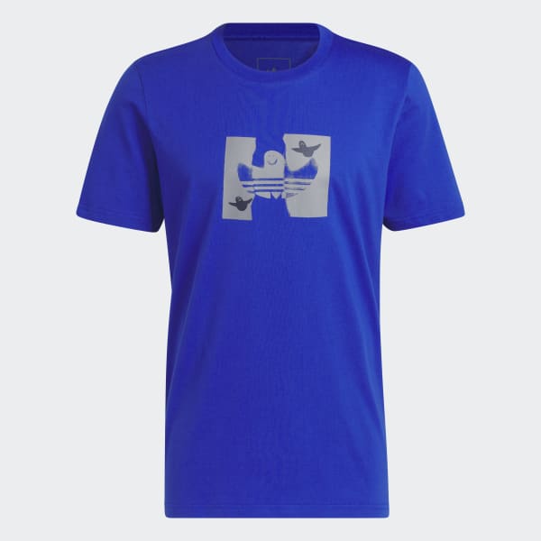 Blue Shmoofoil Tear Short Sleeve Tee