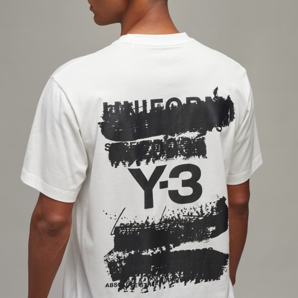 Polera Manga Corta Y-3 Estampada - Blanco adidas | adidas Chile