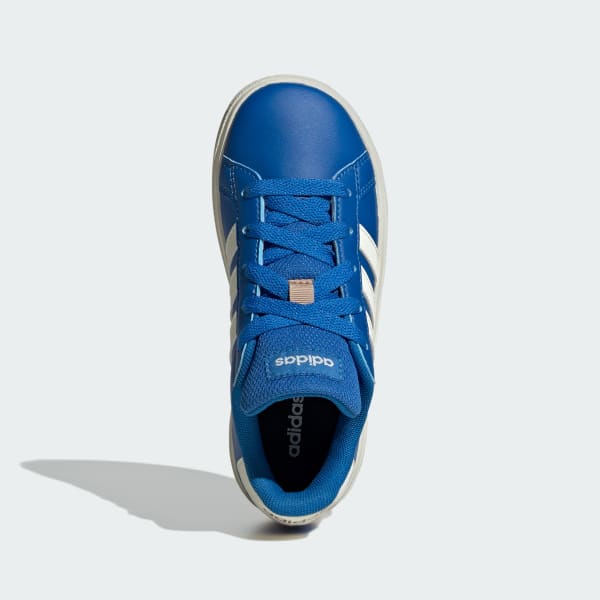 Blue Grand Court Lifestyle Tennis Lace-Up Shoes