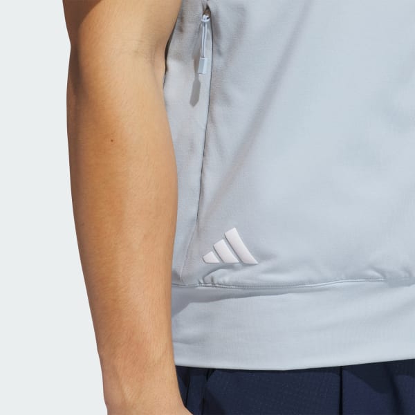adidas Ultimate365 Tour Full-Zip Vest - Blue | Free Shipping