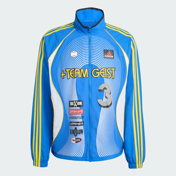 adidas TEAMGEIST MOTO TRACKTOP - Blue | Free Shipping with adiClub