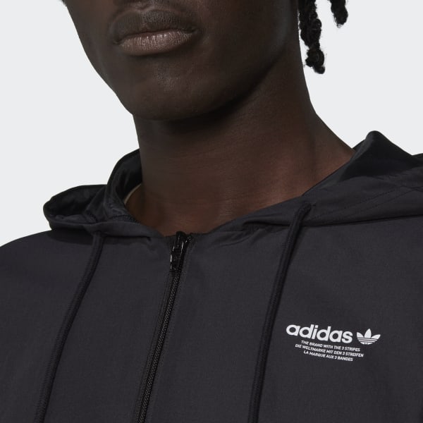 Preto Jaqueta Corta-Vento Hyperreal L6027