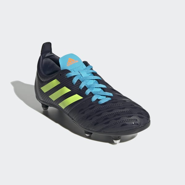 adidas Malice Junior Soft Ground Boots Blue adidas New Zealand
